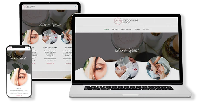 girlbosswebdesign - portfolio - demo - schoonheidsspecialiste