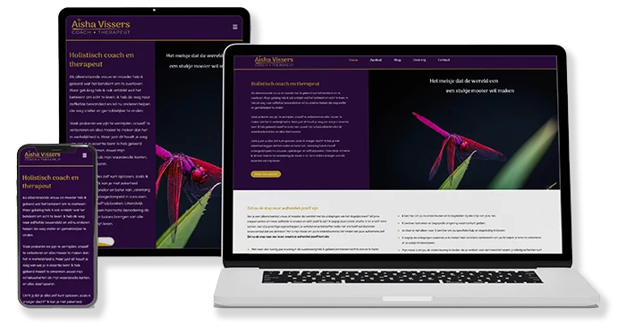 girlbosswebdesign - portfolio - aisha vissers